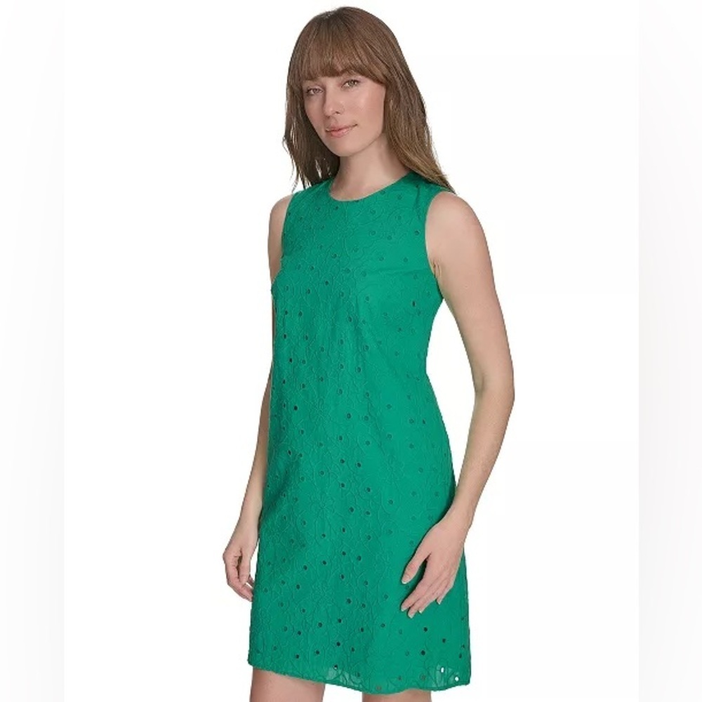 Tommy Hilfiger (G4) Women's Meadow Eyelet Sleeveless Dress NWT SIZE 2